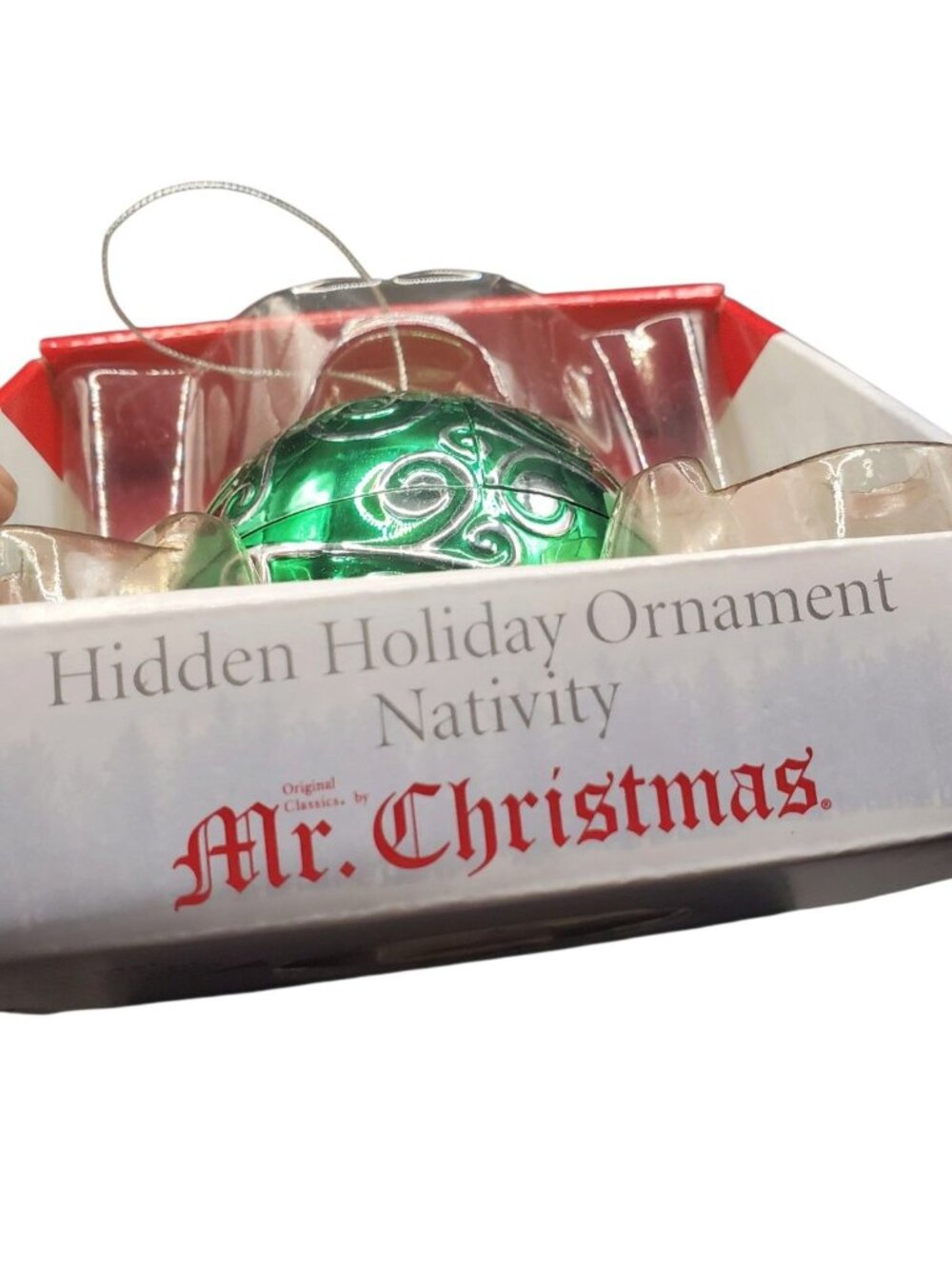 Mr. Christmas Hidden Holiday Ornament Nativity Plays "Away In A Manger" Animated - Picture 5 of 9